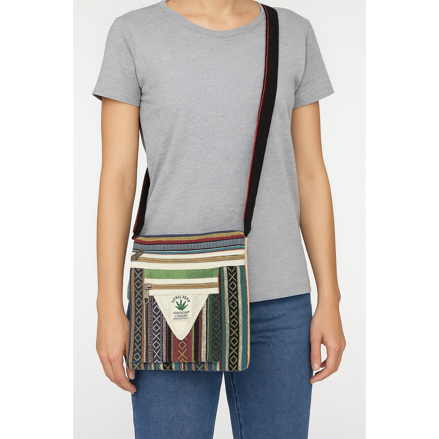 Cotton and Hemp Shoulder Bag