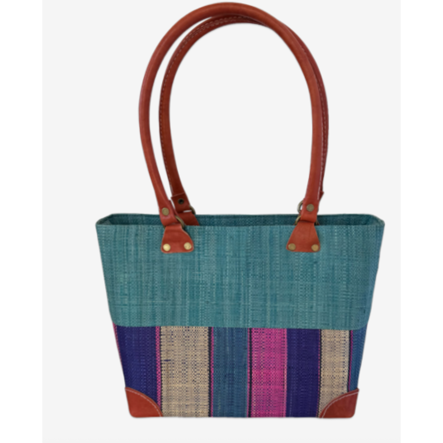 Artie raffia handbag