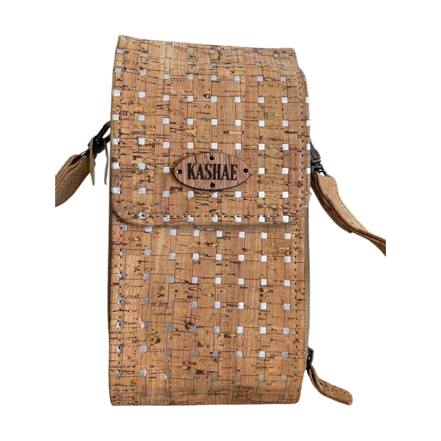 Eve Silver Eco-Friendly Cork & Raffia Bags – Sustainable & Vegan - Kashae Wings of Hope