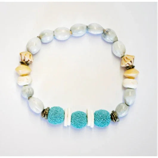 Blue Aroma Bracelet - Kashae Wings of Hope