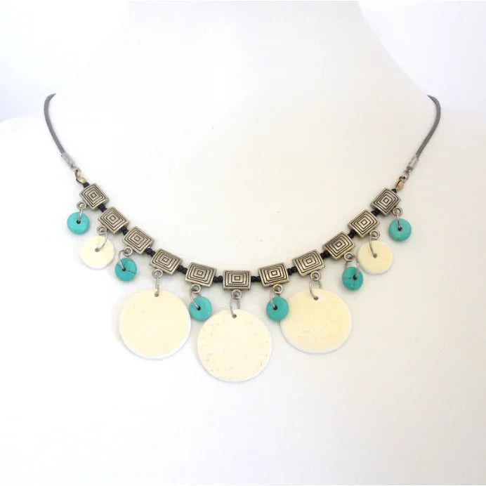 Karoo Turquoise necklace - Kashae Wings of Hope