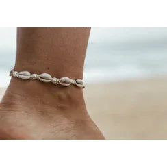 Cowrie shell anklet - Kashae Wings of Hope