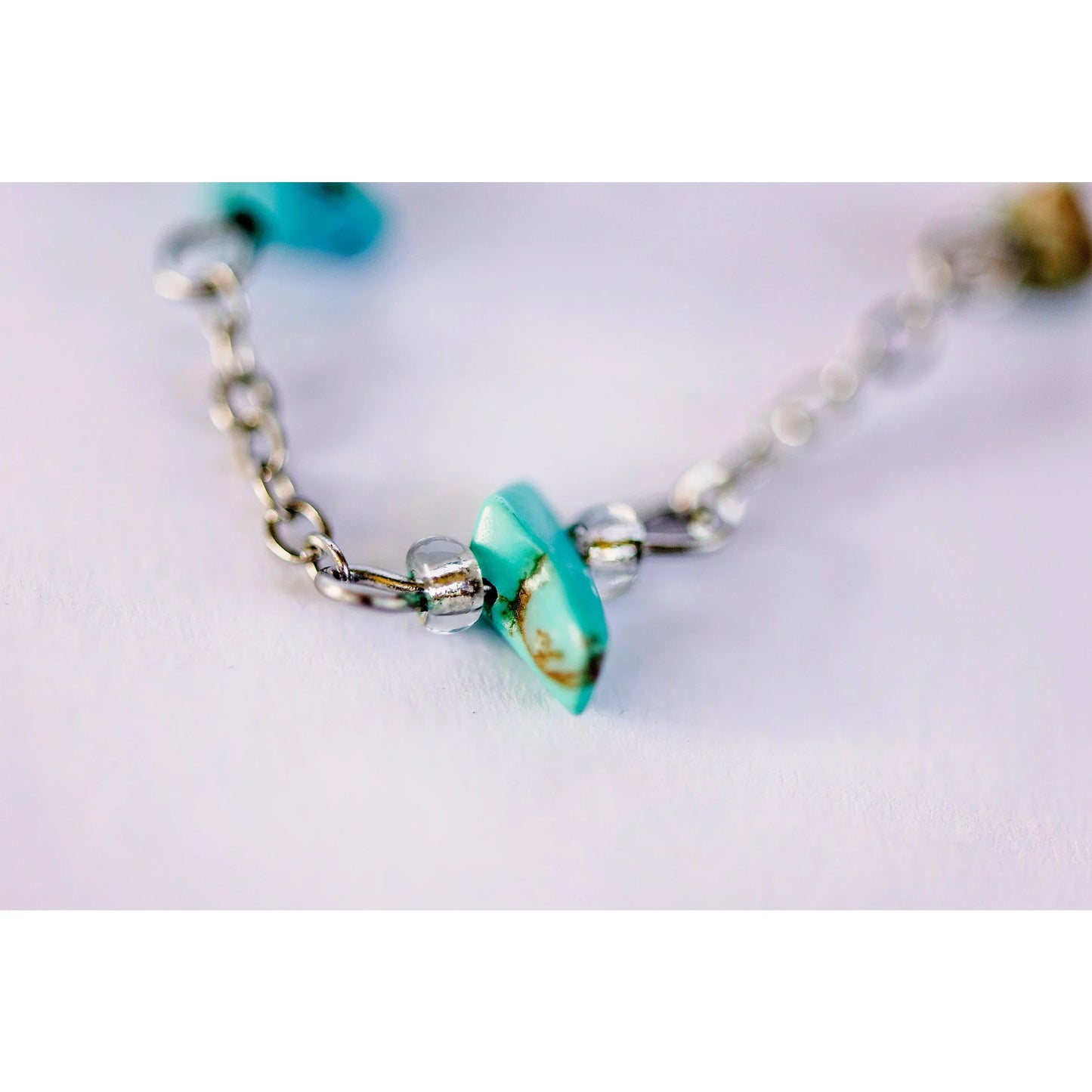 Blue howlite anklet - Kashae Wings of Hope