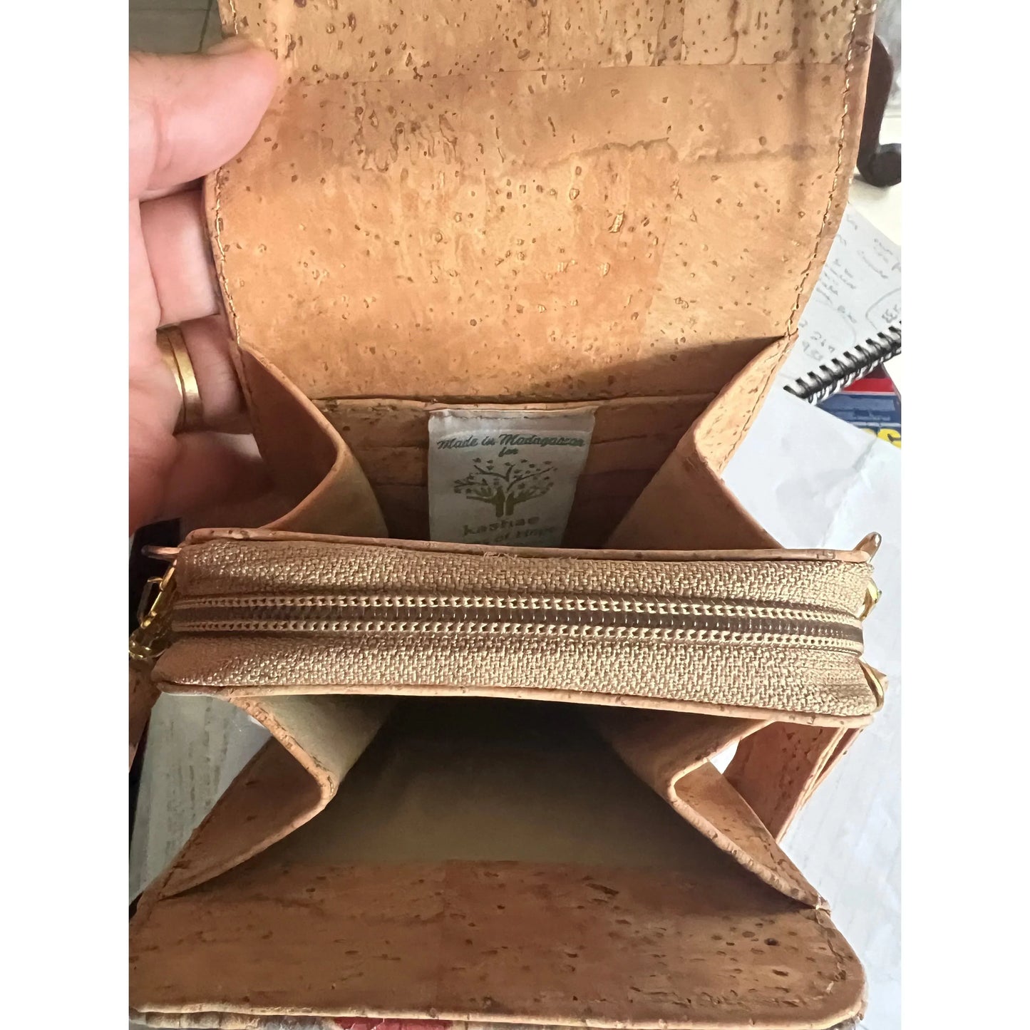 Eve White Eco-Friendly Cork & Raffia Bags – Sustainable & Vegan - Kashae Wings of Hope