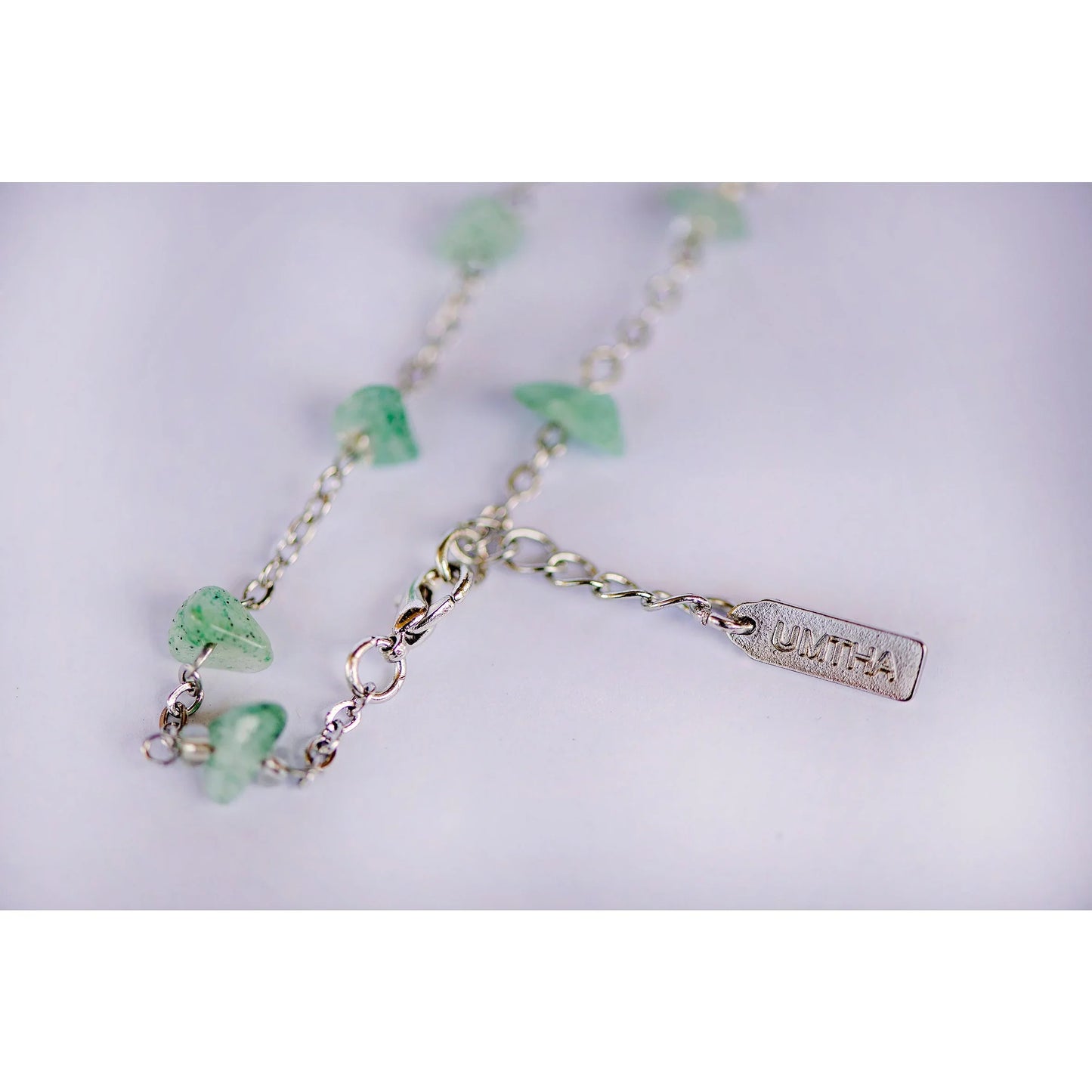 Green adventurine anklet - Kashae Wings of Hope