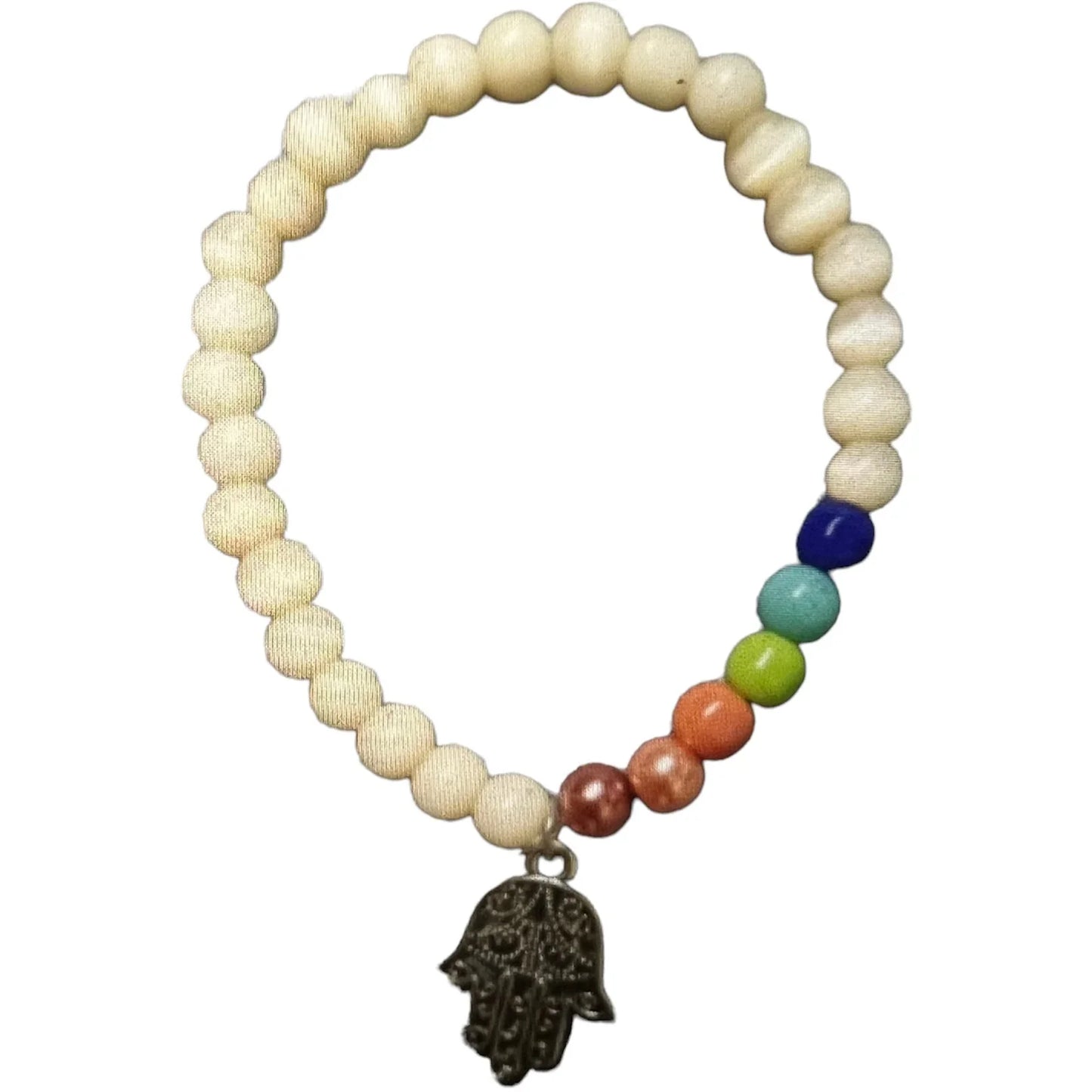 Hamsa Hand beaded bracelet - Kashae Wings of Hope