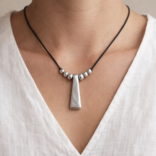 Bella - recycled aluminium necklace