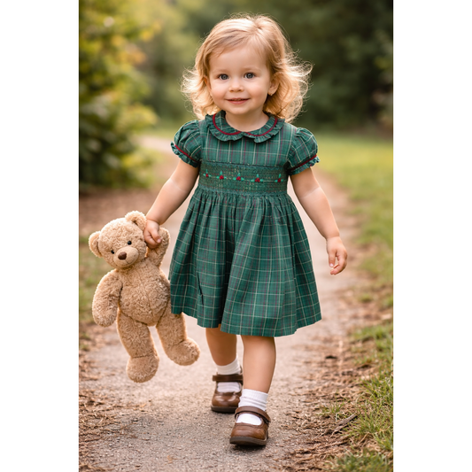 GIrls smocked dress size 2