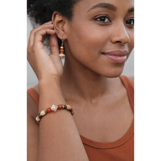 Bracelet & earring set