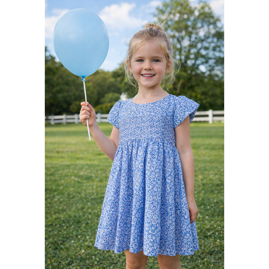 GIrls smocked dress size 2 & 8