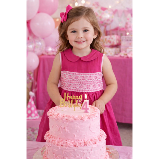 GIrls smocked dress size 4