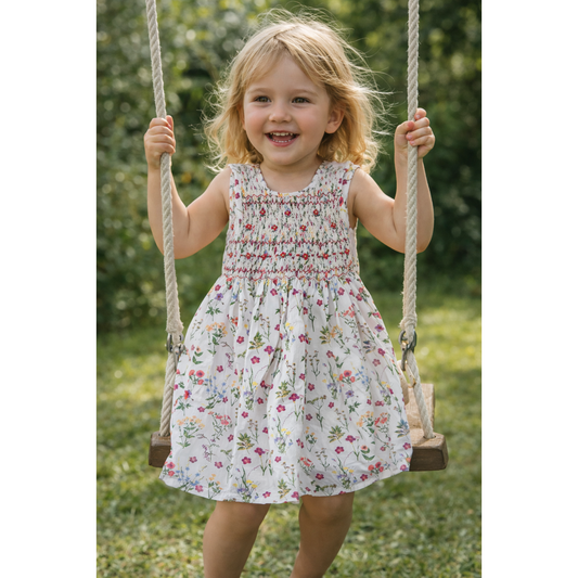 GIrls smocked dress size 4