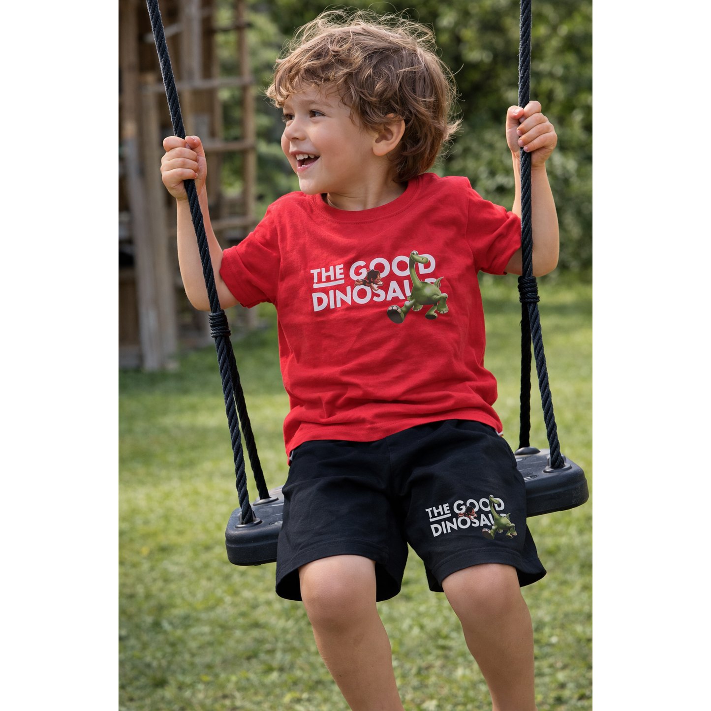 Dinosaur Shorts and t-shirt size 4