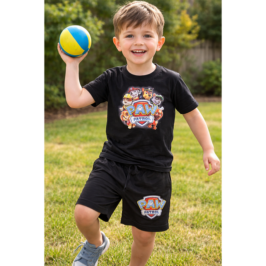 Paw Patrol shorts and T shirt size 4
