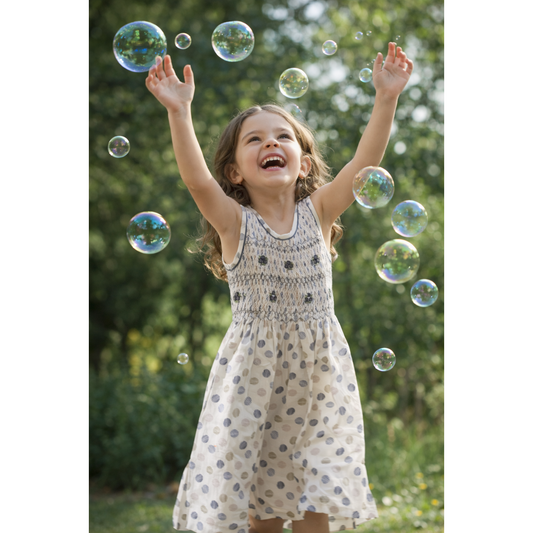 GIrls smocked dress size size 7