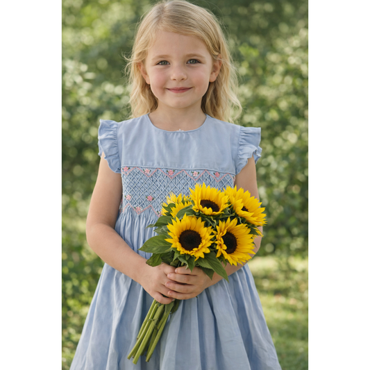 GIrls smocked dress size size size 8