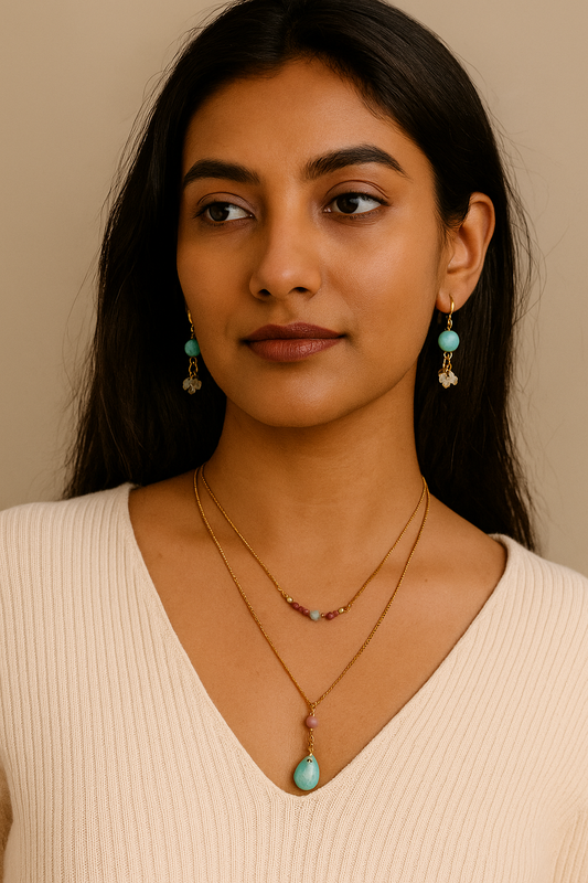 Gold jewellery designed to shine - even in water.
