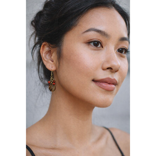 Cherish sunburst earings