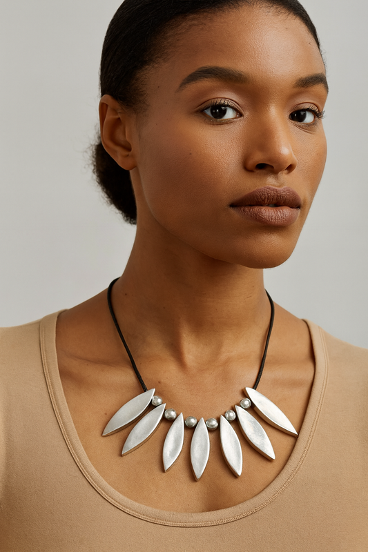 Ada - recycled aluminium necklace