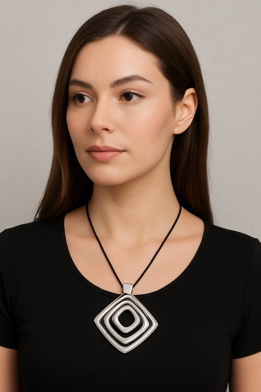 Shona- recycled aluminium necklace