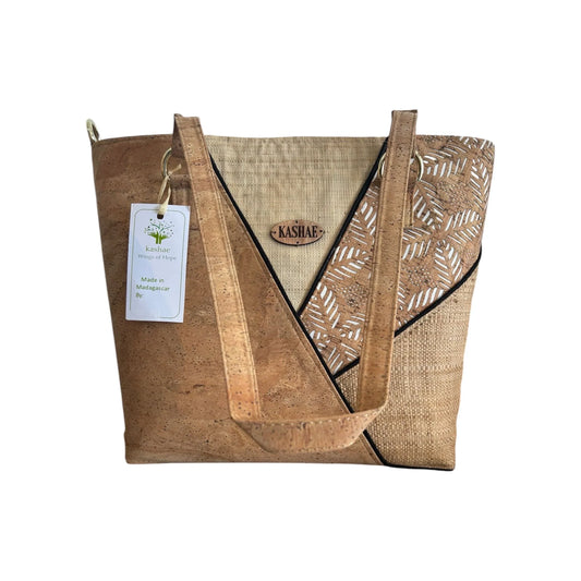 Narina Cork Bag – Vegan, Sustainable & Stylish - Kashae Wings of Hope