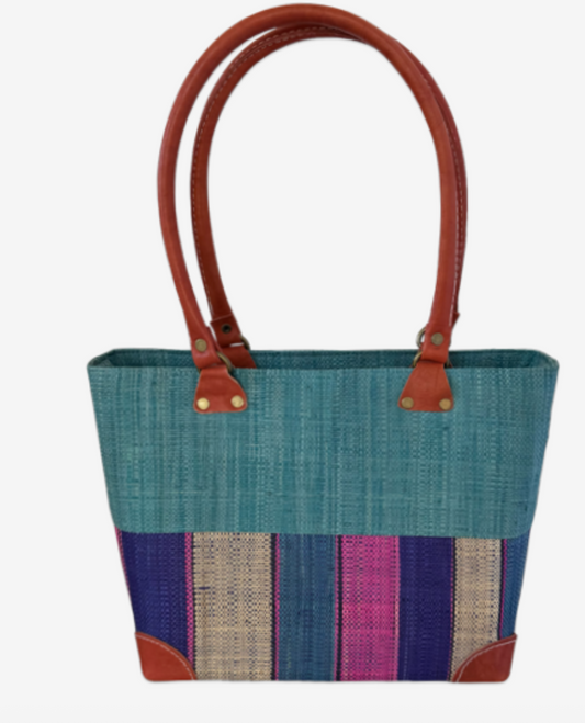 Artie raffia handbag