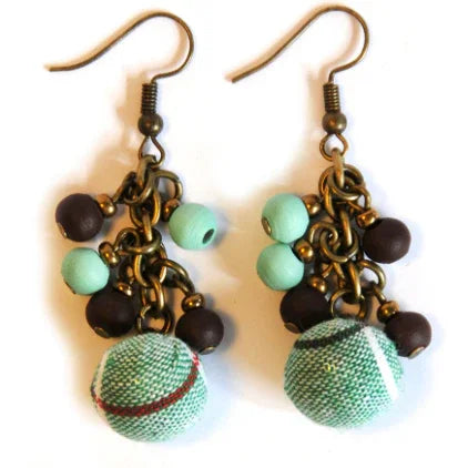 Cherish aqua earings