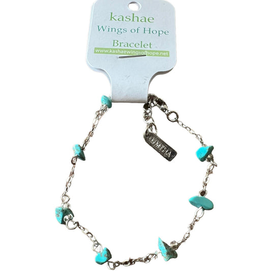 Turquoise chain bracelet