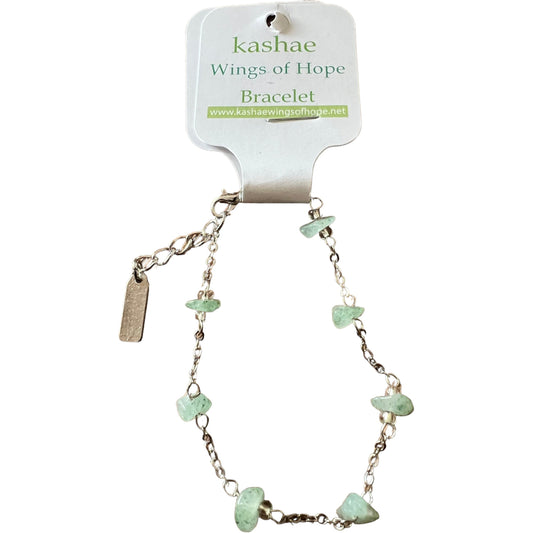 Green Adventurine chain bracelet